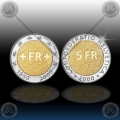 ŠVICA 5 Frankov 2000 "HELVETICA"